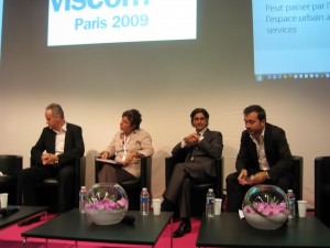 L-R: Olivier Debin, Jocelyne Toubol, Albert Assaraf, Stéphane Distinguin