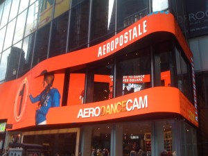 Aeropostale flagship store's Aero Dance Cam