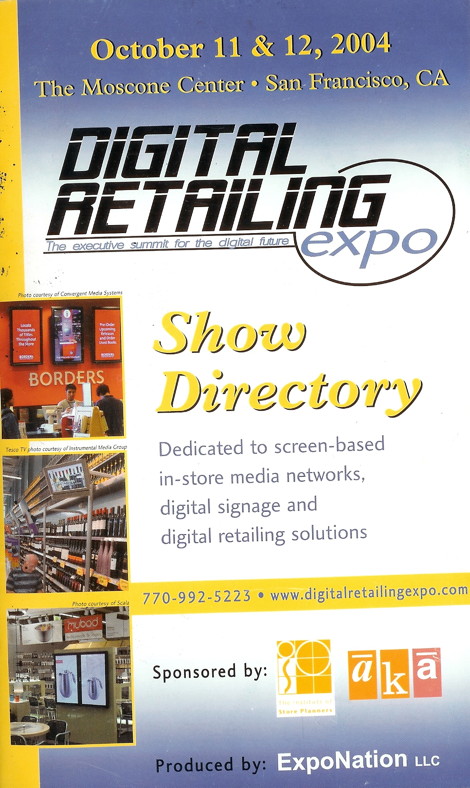 2004 Digital Retailing Expo Brochure Cover 470