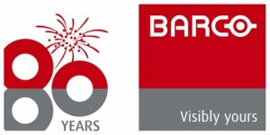 logo Barco 80 years old