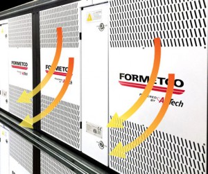 Rear cabinet of Formetco's fanless FTX billboard
