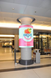 Digital column in Union Station