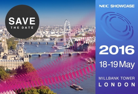 NEC Solution Showcase May 18-19, 2016 Millbank Tower 470