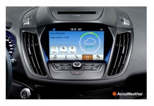 Ford screen accuweather