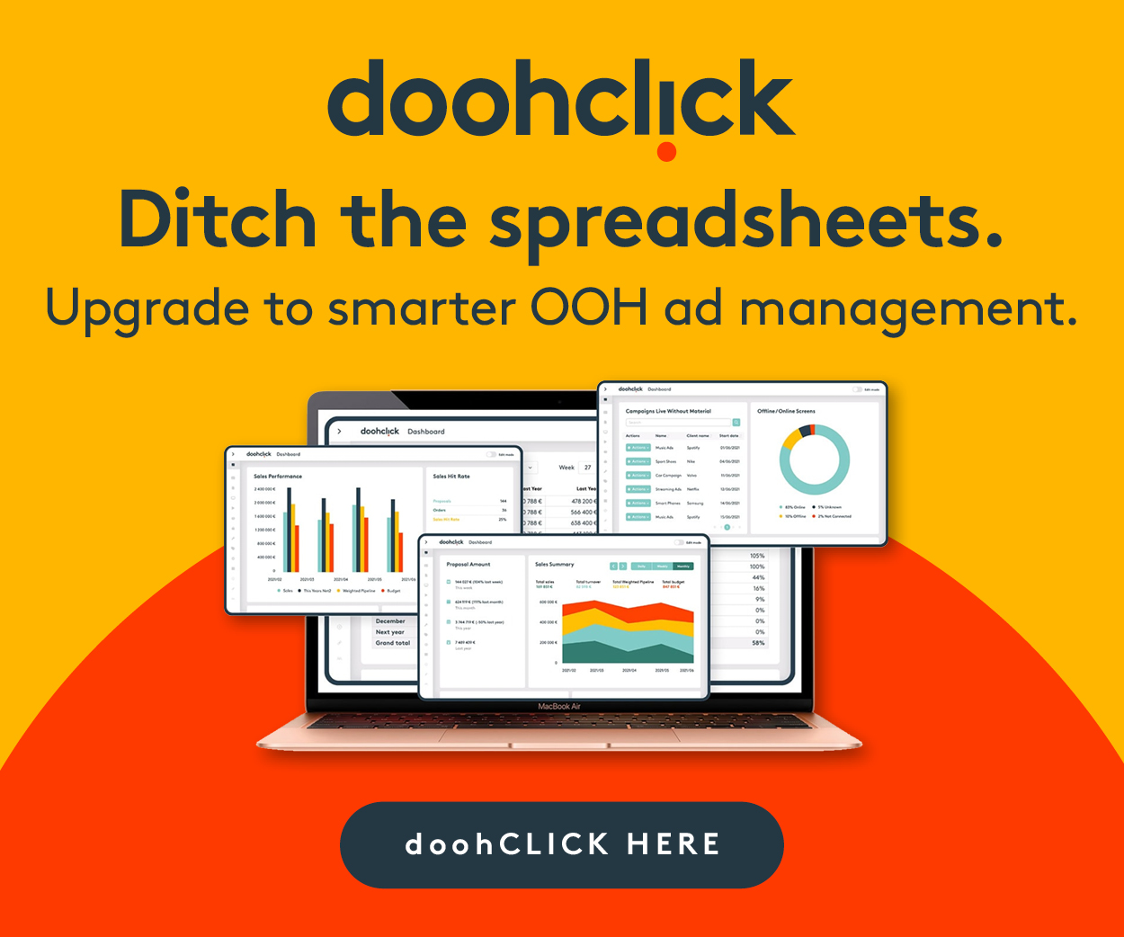 DoohClick Ditch the Spreadsheet rect